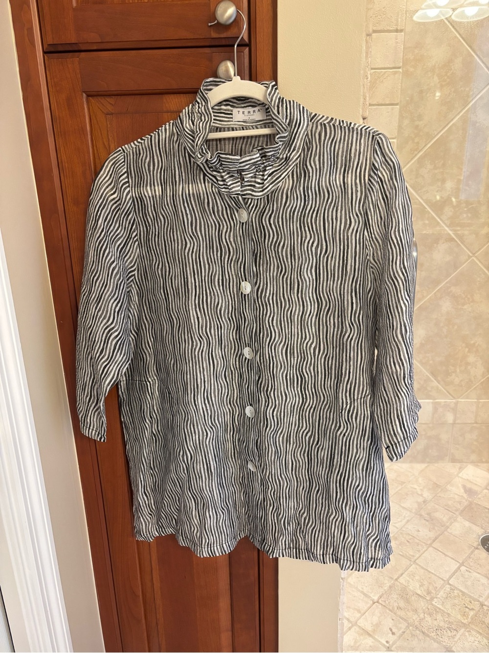 Terra SJ Apparel Semi Sheer Blouse